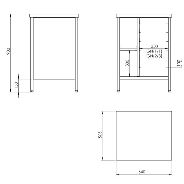 Stativ till Rational XS 6-2/3